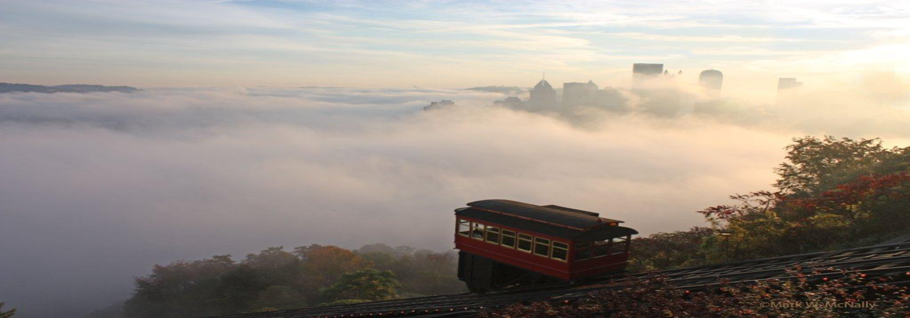 Duquesne Incline Cloudy Sunset